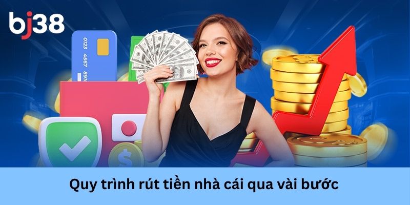 Quy trình rút tiền nhà cái BJ38 qua vài bước