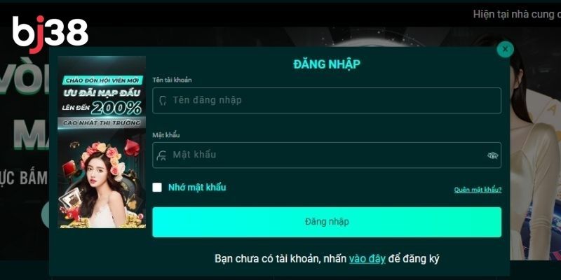Thao tác đăng nhập cực kỳ đơn giản